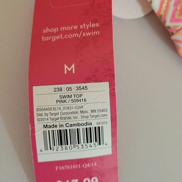 BRAND NEW XHILARATION WOMEN"S PUSH UP SWIMSUITS BIKINI BRA - Picture 12 of 16